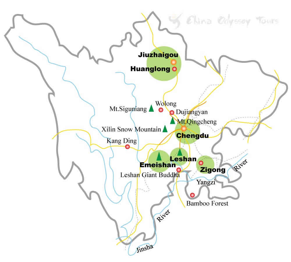 chengdu region map
